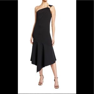 Shoshanna Midnight Eonia One Shoulder Dress Sz 6 *See note *